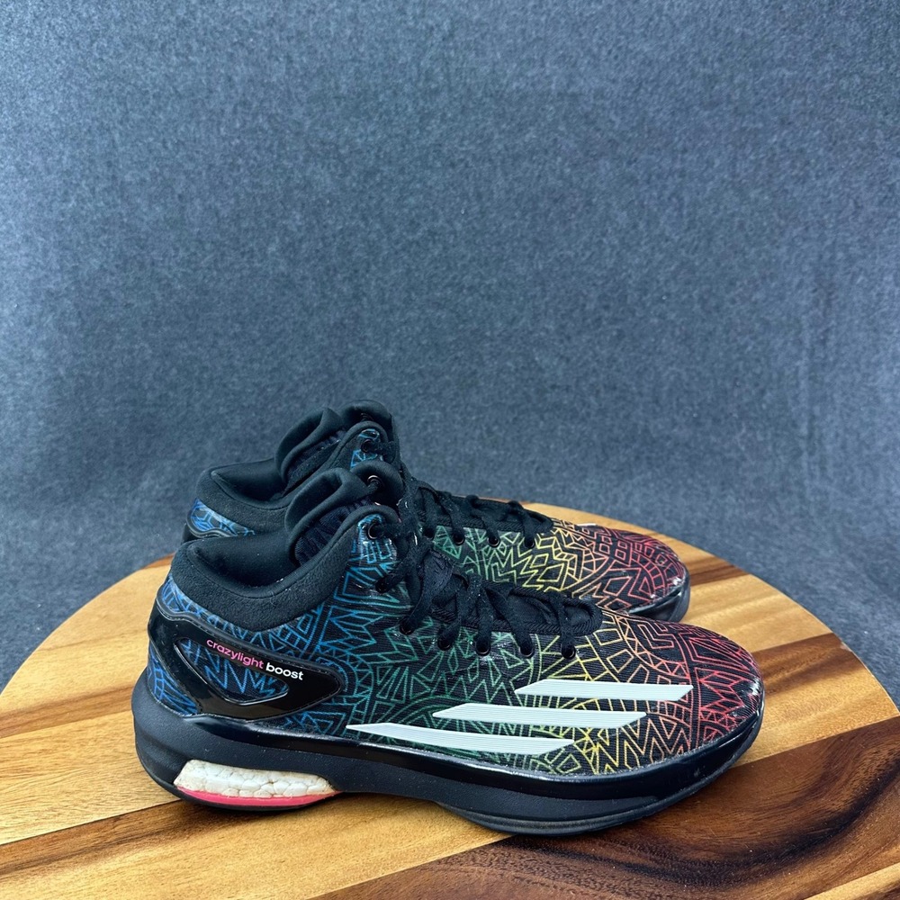 Adidas Boost Shoes Crazy Light Black Multi C75907 Sneakers US 8